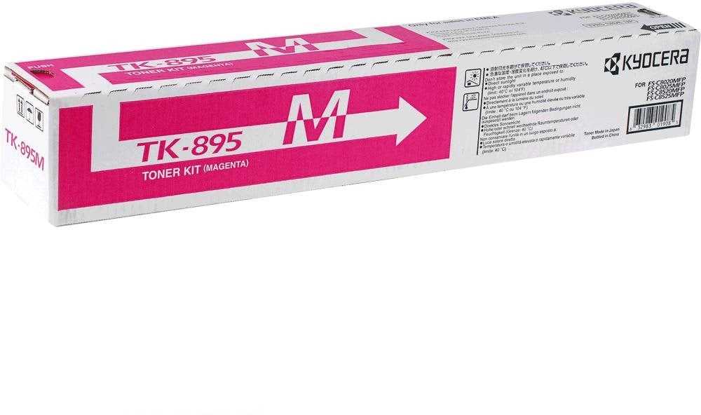 Kyocera TK-895 (1T02K0BNL0), purpurinė kasetė lazeriniams spausdintuvams, 6000 psl.