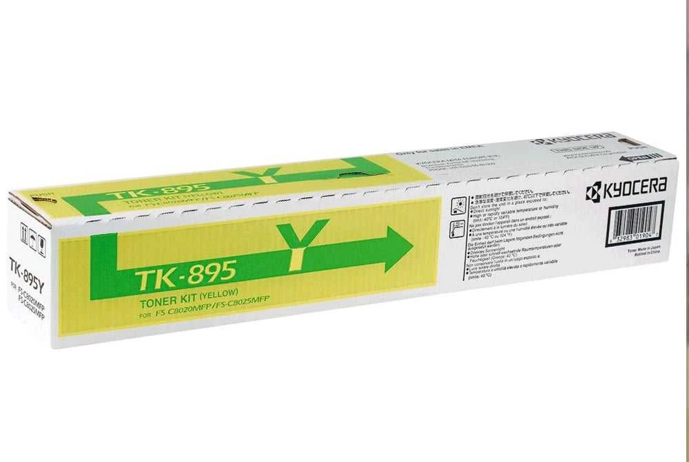 Kasetė Kyocera TK895Y, geltona