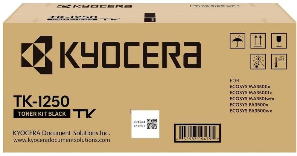 Kyocera TK-1250 Lazerinė kasetė, Juoda