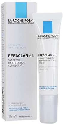 La Roche Posay Effaclar A.I. koreguojantis veido kremas probleminei ir riebiai odai, 15 ml
