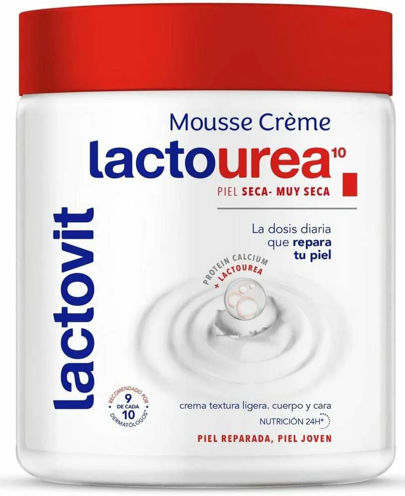 Lactovit LactoUrea Regenerating Mousse Kreminis Body Kreminis