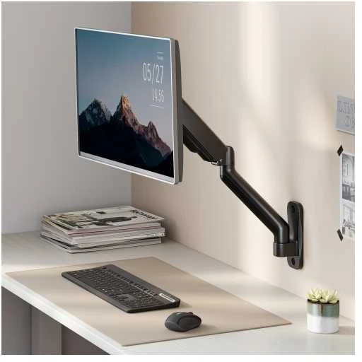 Fellowes Brateck Monitorius laikiklis LDA32-112E vienos rankos mechaninis spyruoklinis sieninis laikiklis