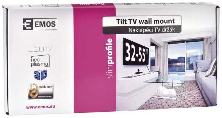 Laikiklis Emos Tiltable LED TV holder 32 - 55" (81 - 140cm)
