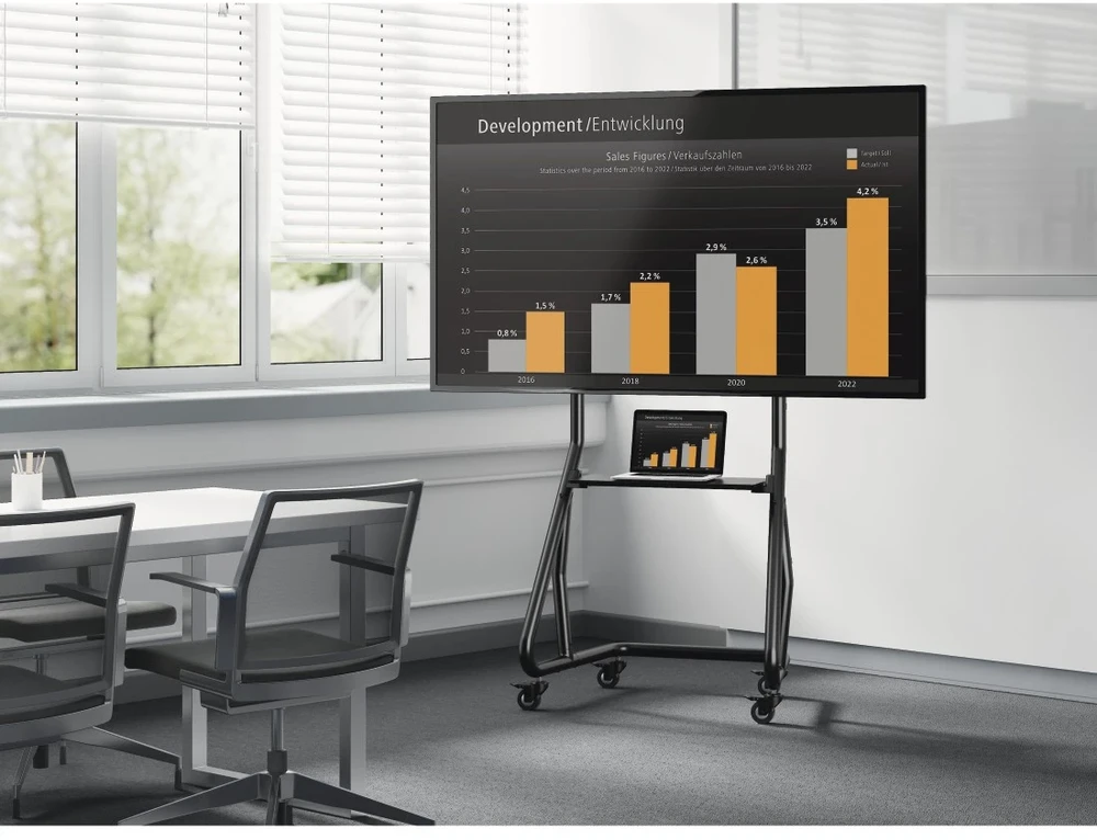 Laikiklis Hama 220875 mobilny stojak do TV (100“), 80 kg