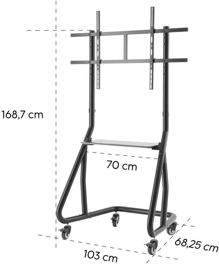 Laikiklis Hama 220875 mobilny stojak do TV (100“), 80 kg