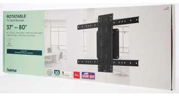Laikiklis Hama UCHWYT DO TV Z ROTACJĄ 360° PION/POZIOM, VESA 600X400 (80“), MAX 50 KG