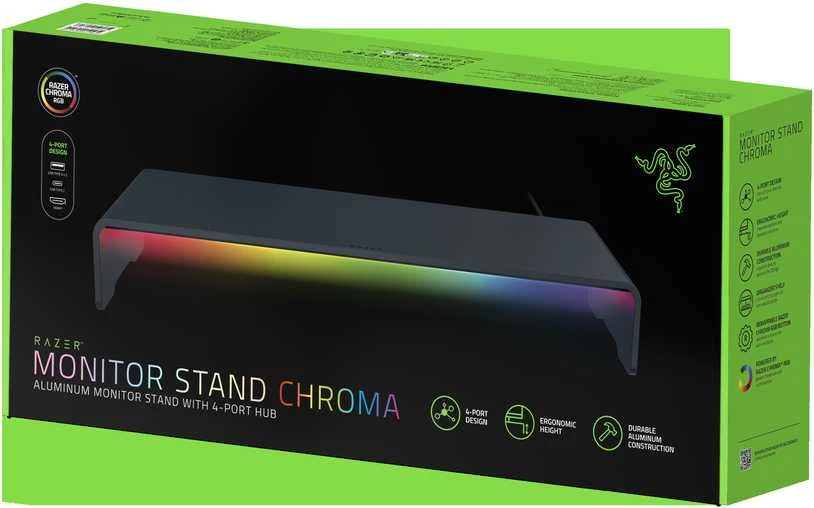 Laikiklis Razer | Desk Mount | Monitorius Stand Chroma | Ergonomic Height | Juodas
