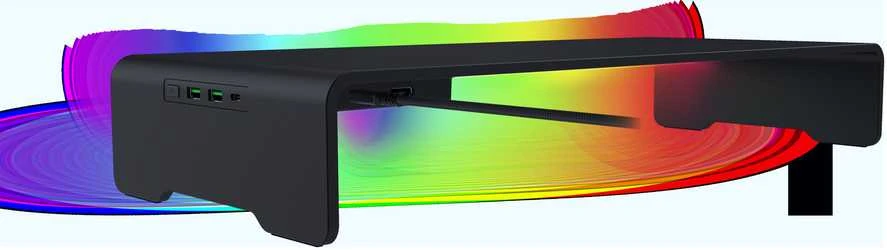Laikiklis Razer | Desk Mount | Monitorius Stand Chroma | Ergonomic Height | Juodas