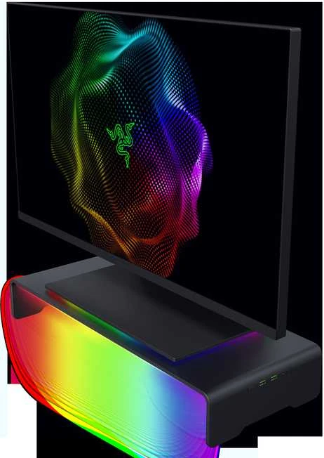 Laikiklis Razer | Desk Mount | Monitorius Stand Chroma | Ergonomic Height | Juodas