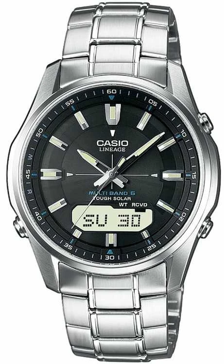 Laikrodis Casio WAVECEPTOR Saulės radijo bangomis valdomas LCW-M100DSE-1AER