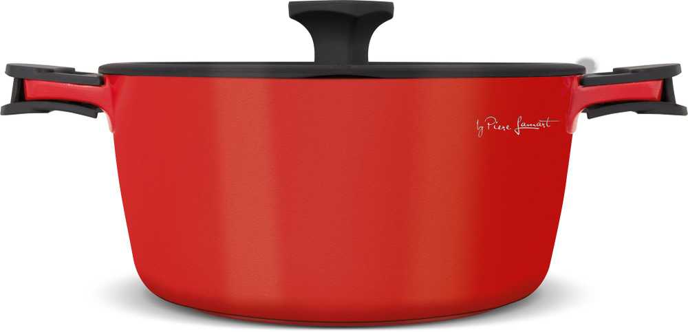 Lamart Puodas 24cm 4,2l, raudonas ,"Alue"
