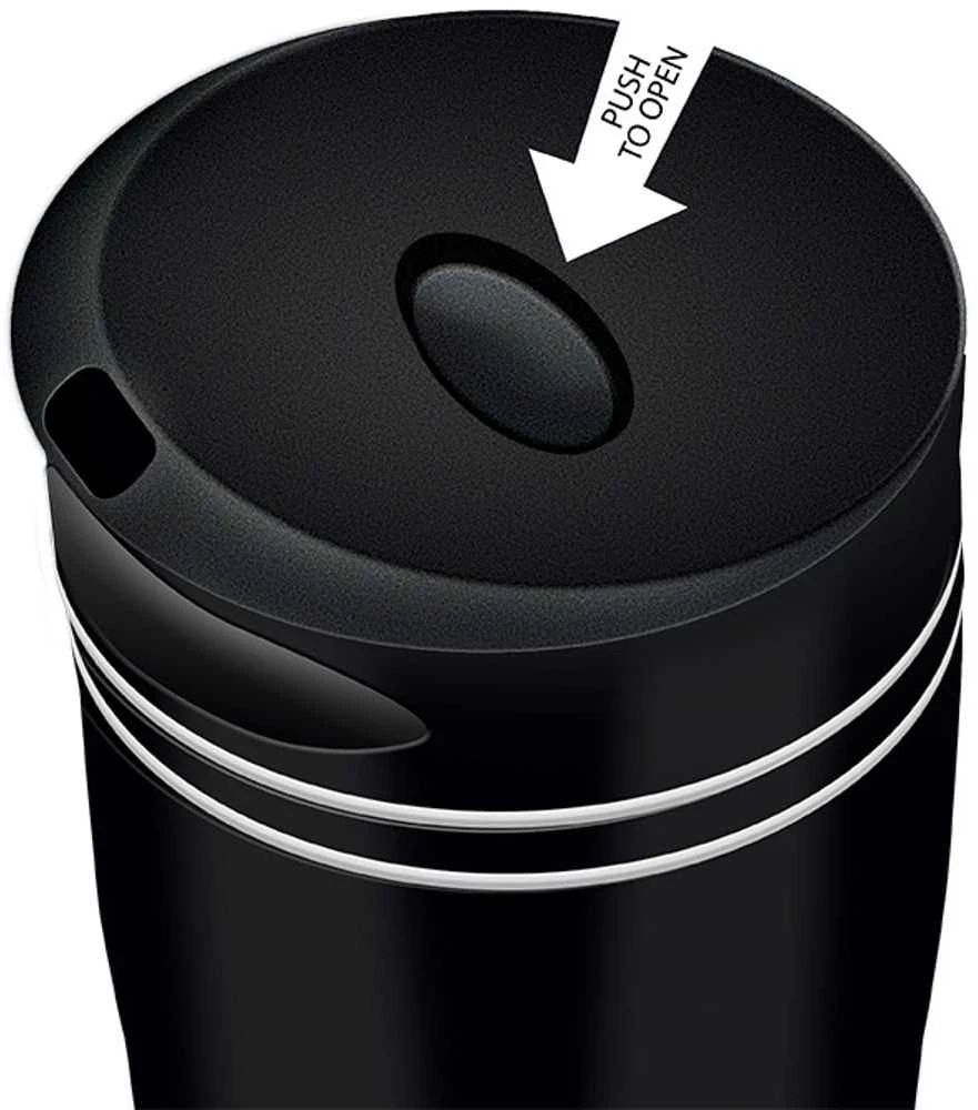 Lamart termo gertuvė 0,36L juoda/balta