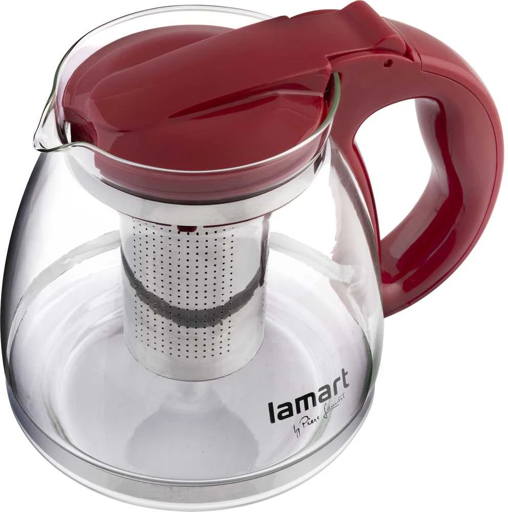 Lamart LT7074 stiklinis arbatinukas su sieteliu