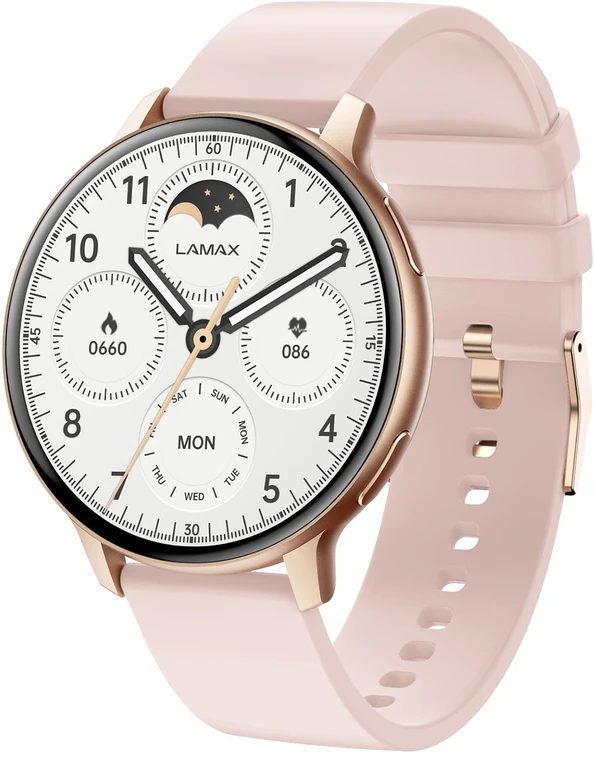 Išmanusis laikrodis LAMAX Aura Rose Gold