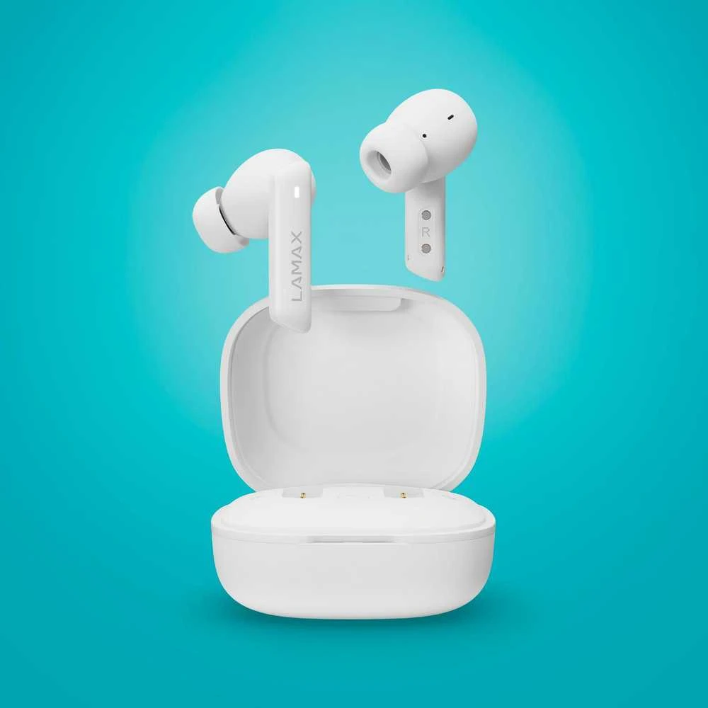 Ausinės Lamax In-Ear Clips1 ANC baltas BT 5.3 Akku 44 Std. retail