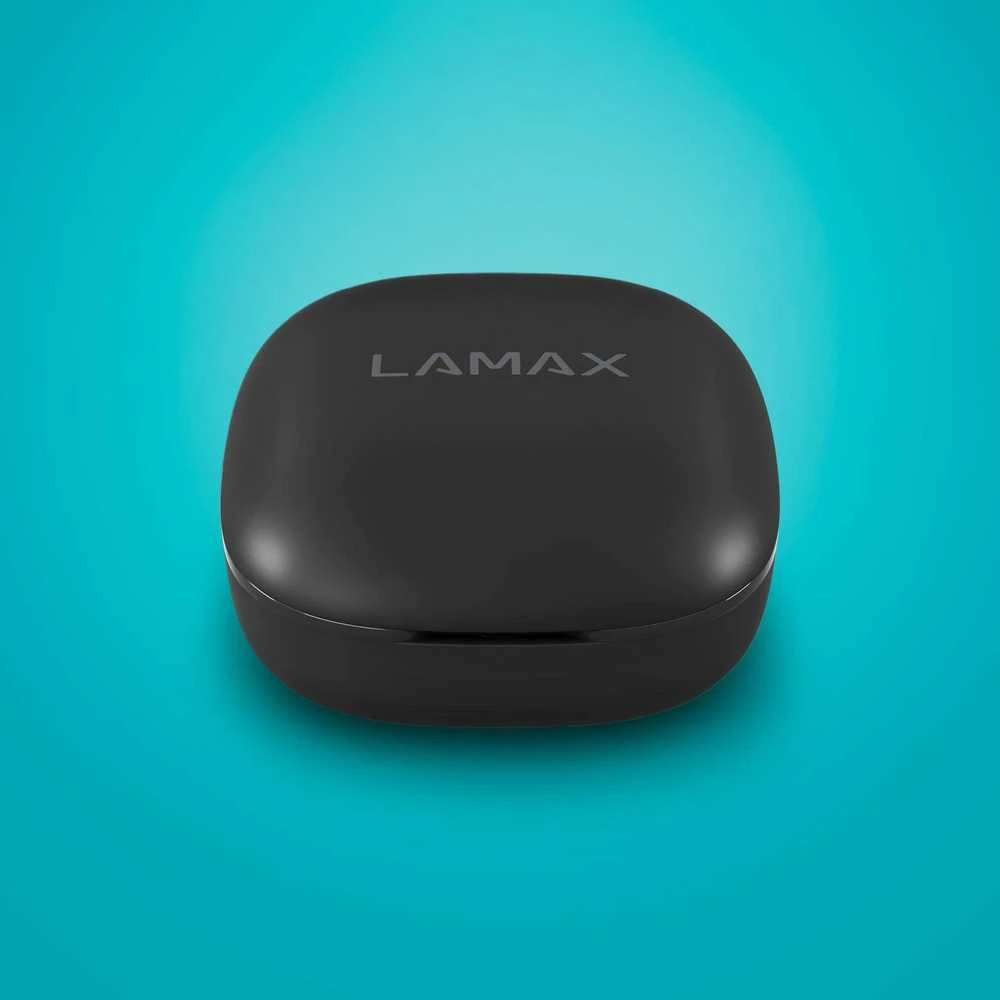 Ausinės Lamax Clips1 ANC Laisvų rankų įranga Bevielis Įkišamos į ausį Skambučiai / muzika C tipo USB Bluetooth Juoda