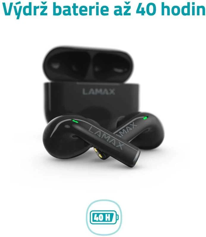 LAMAX Clips1 belaidės ausinės, juodos