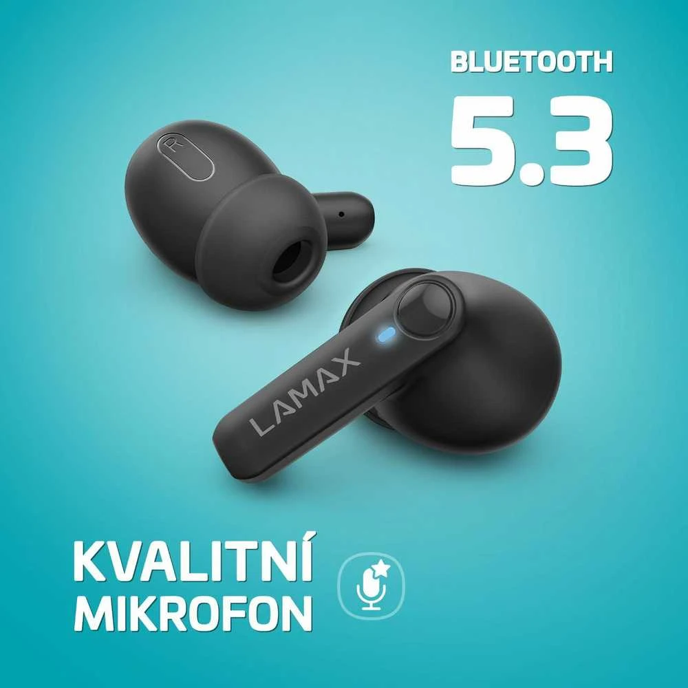 Lamax Clips1 Play ausinės su Bluetooth 5.3 technologija