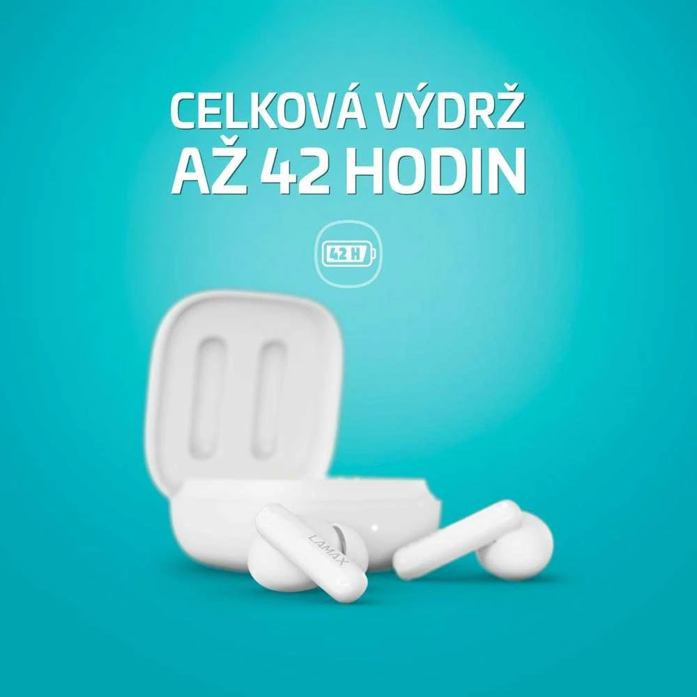 LAMAX Clips1 Plus – ausinės – baltos