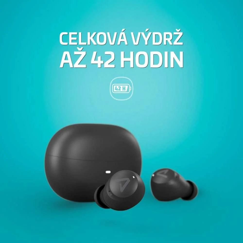 Ausinės Lamax In-Ear Dots3 ANC True Belaidės BT 5.3 Akku 42 Std. retail