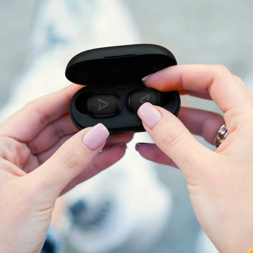 Lamax Dots3 Play Ausinės Belaidės į ausis įkišamos Calls/Music USB Type-C Bluetooth Juodas