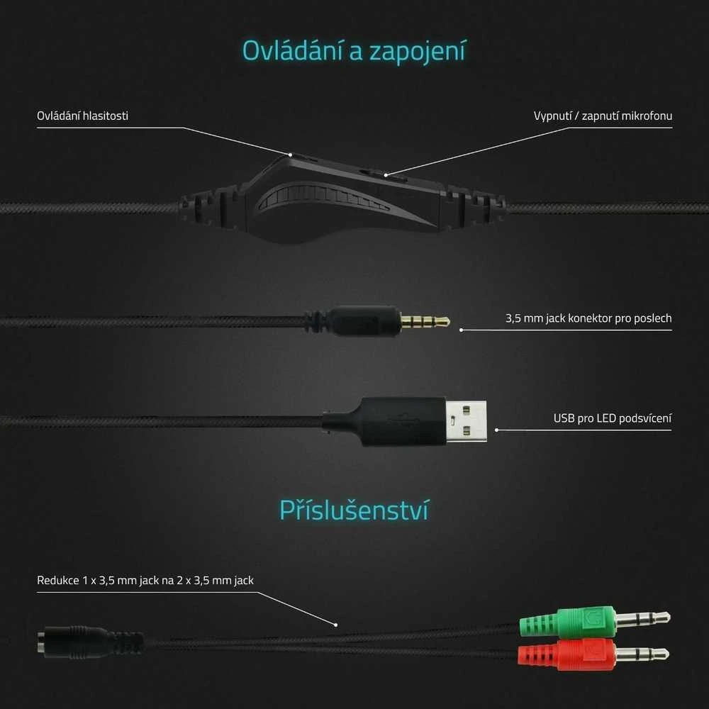 LAMAX Heroes Defender1 – ausinės – juodos