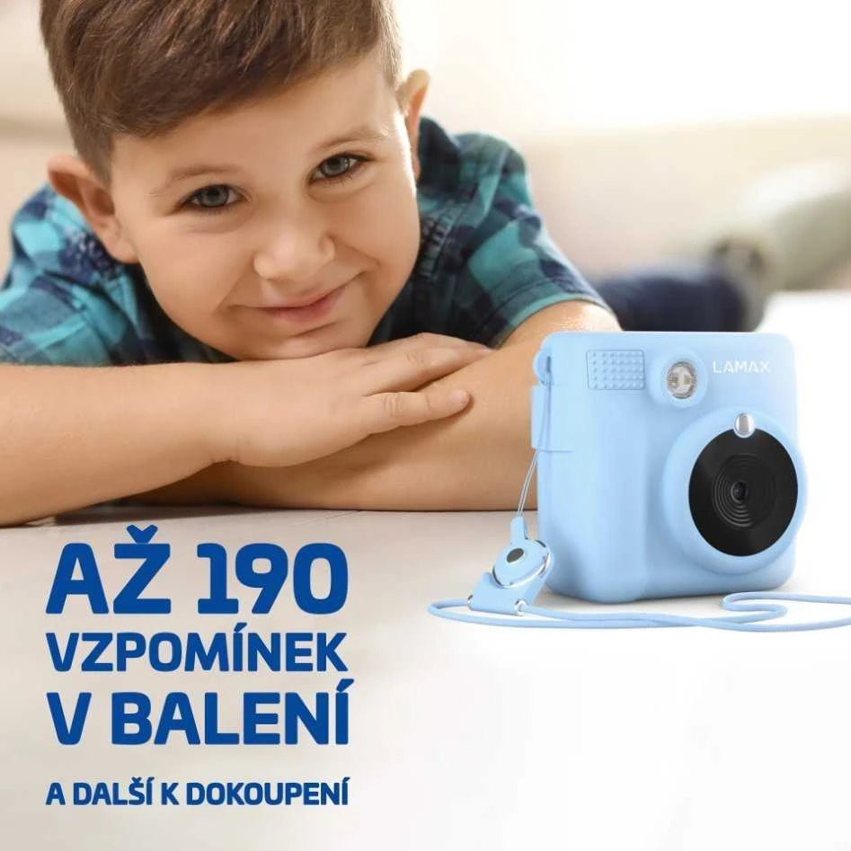LAMAX InstaKid1 vaikiška kamera, mėlyna