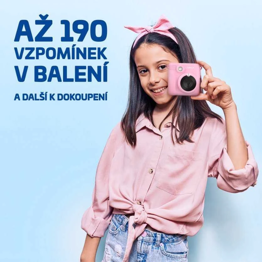 LAMAX InstaKid1 vaikiška kamera, rožinė