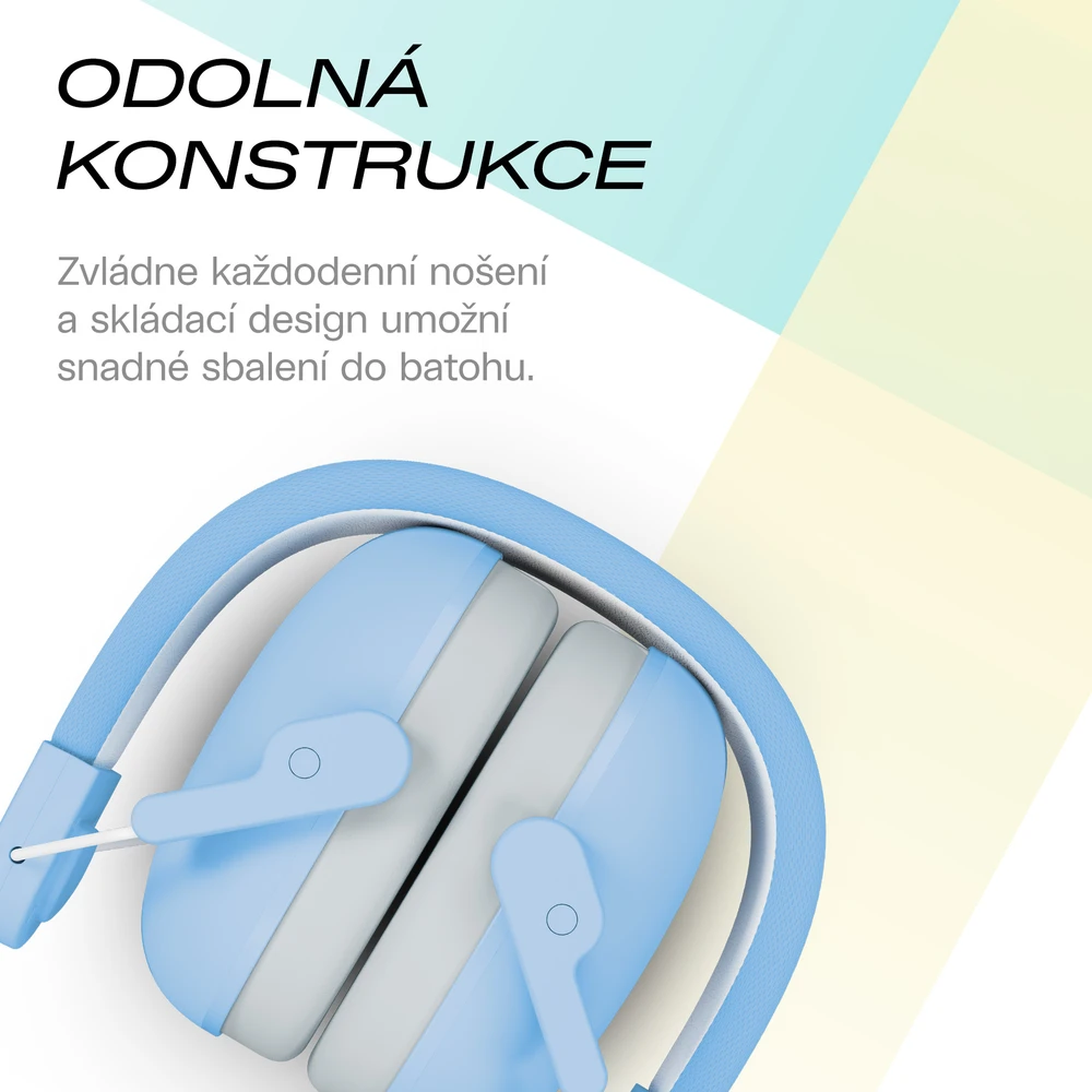 LAMAX KidMuffs1 Mėlyna - ochranná dětská sluchátka