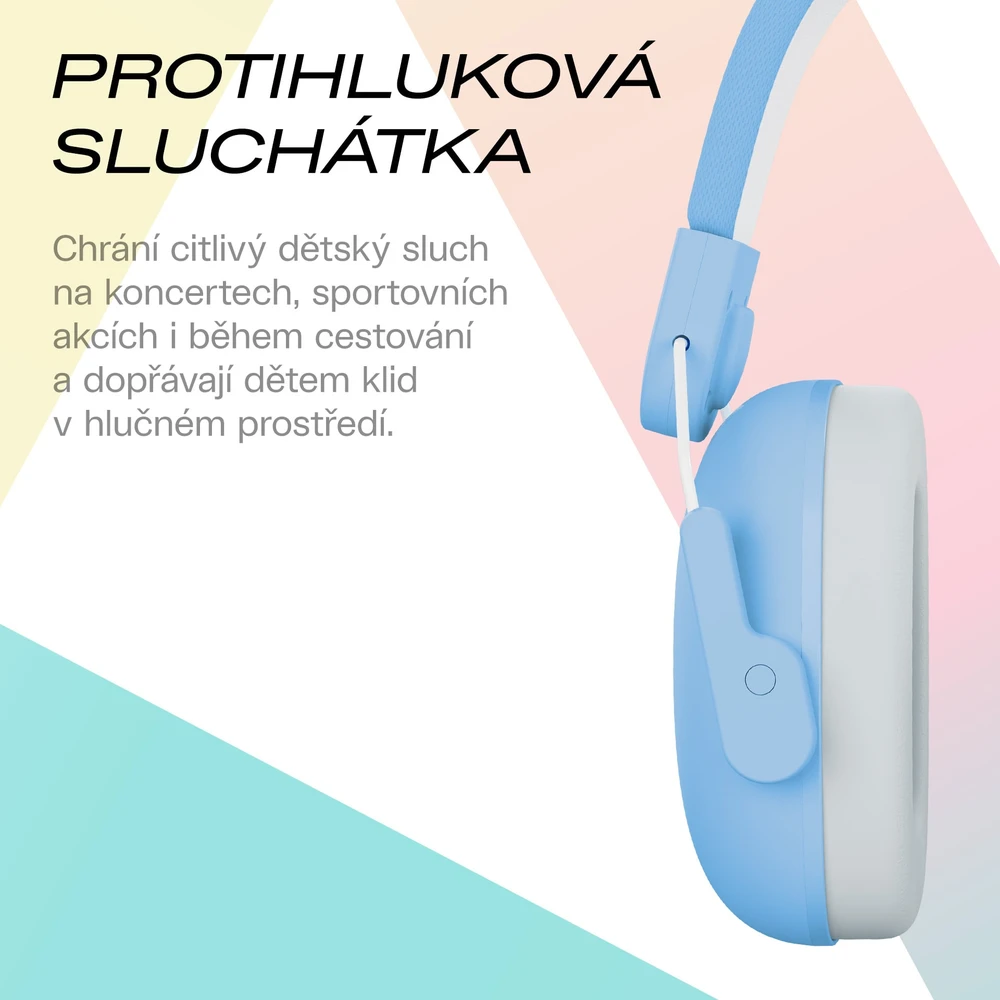 LAMAX KidMuffs1 Mėlyna - ochranná dětská sluchátka