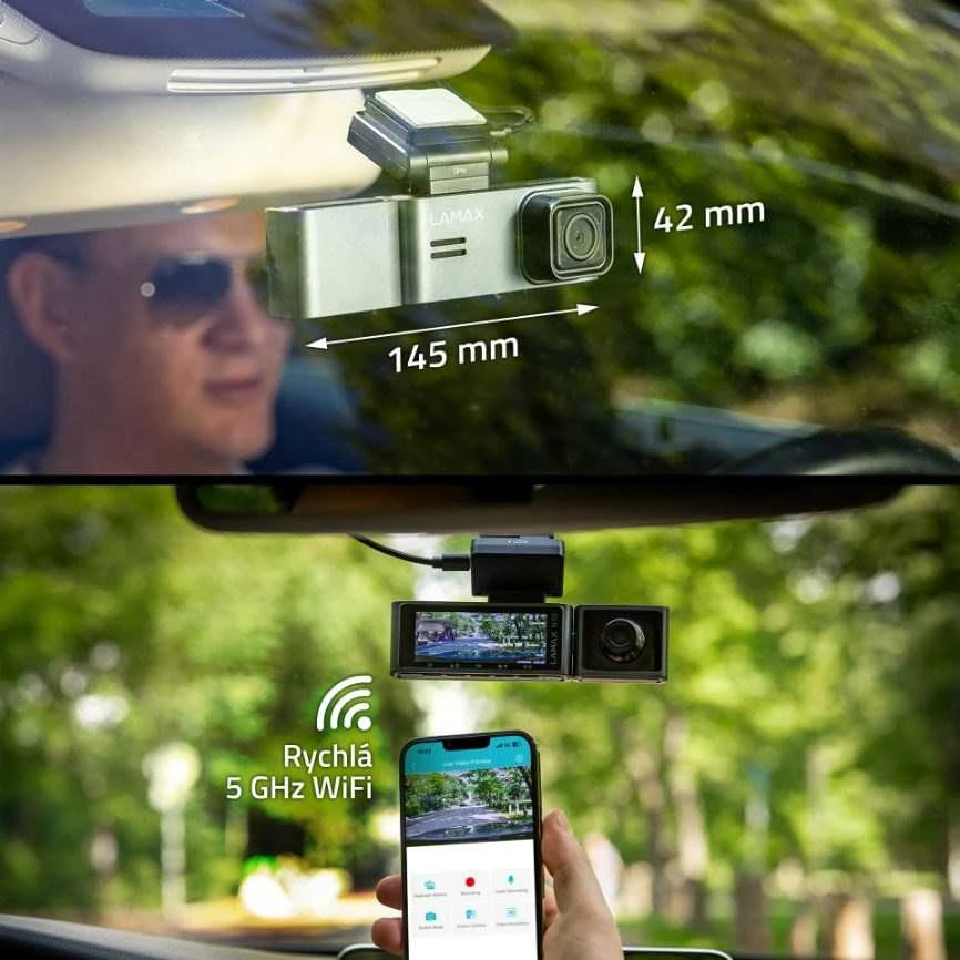 Vaizda registratorius LAMAX N10 GPS 3in1 LXCDMN10G31BA