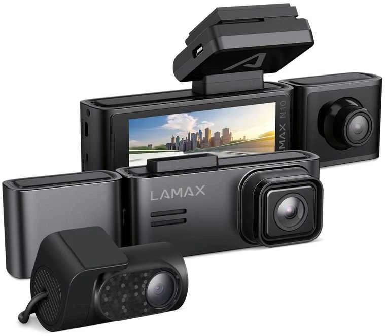 Vaizda registratorius LAMAX N10 GPS 3in1 LXCDMN10G31BA