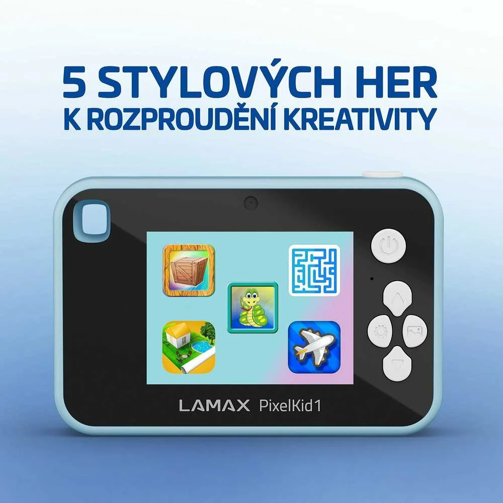LAMAX PixelKid1 mėlyna kamera