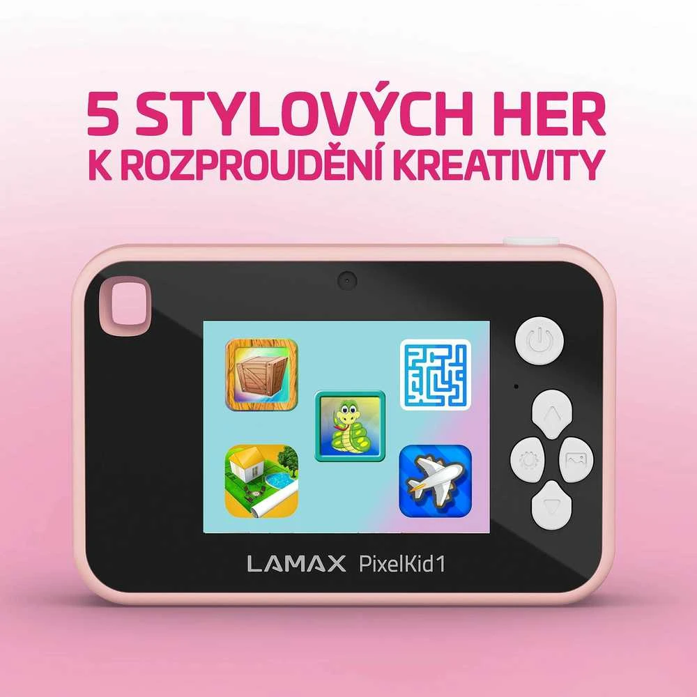 LAMAX PixelKid1 Rožinė