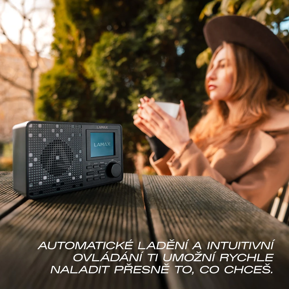LAMAX RadioVox1 DAB - Nešiojamasis DAB+ radijas su FM imtuvu ir „Bluetooth“