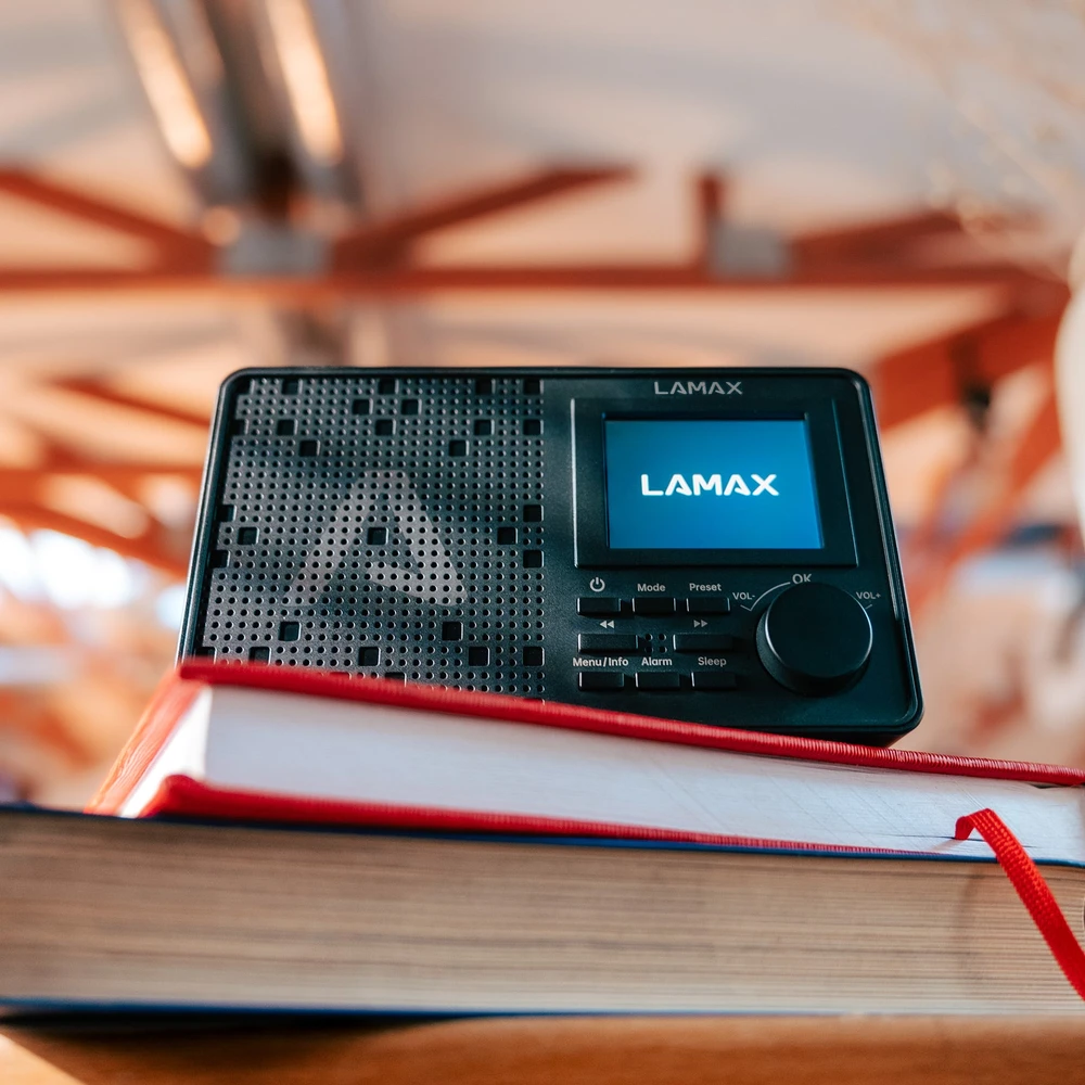LAMAX RadioVox1 DAB - Nešiojamasis DAB+ radijas su FM imtuvu ir „Bluetooth“