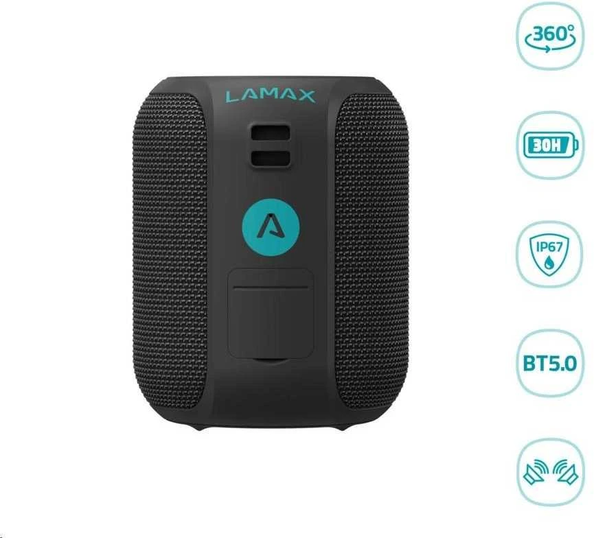Lamax Sounder 2 Mini Mono Nešiojama kolonėlė Juodas 15 W