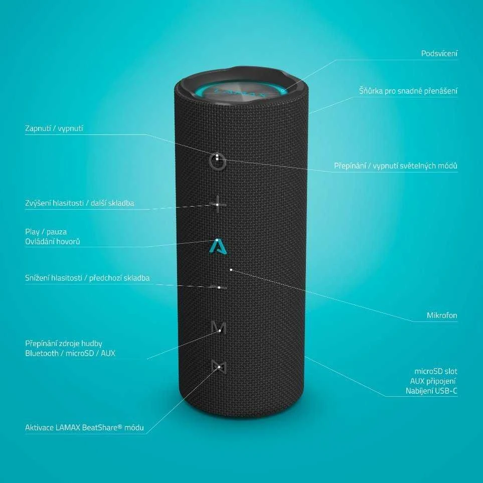 LAMAX Sounder2 Groti bluetooth reproduktorius