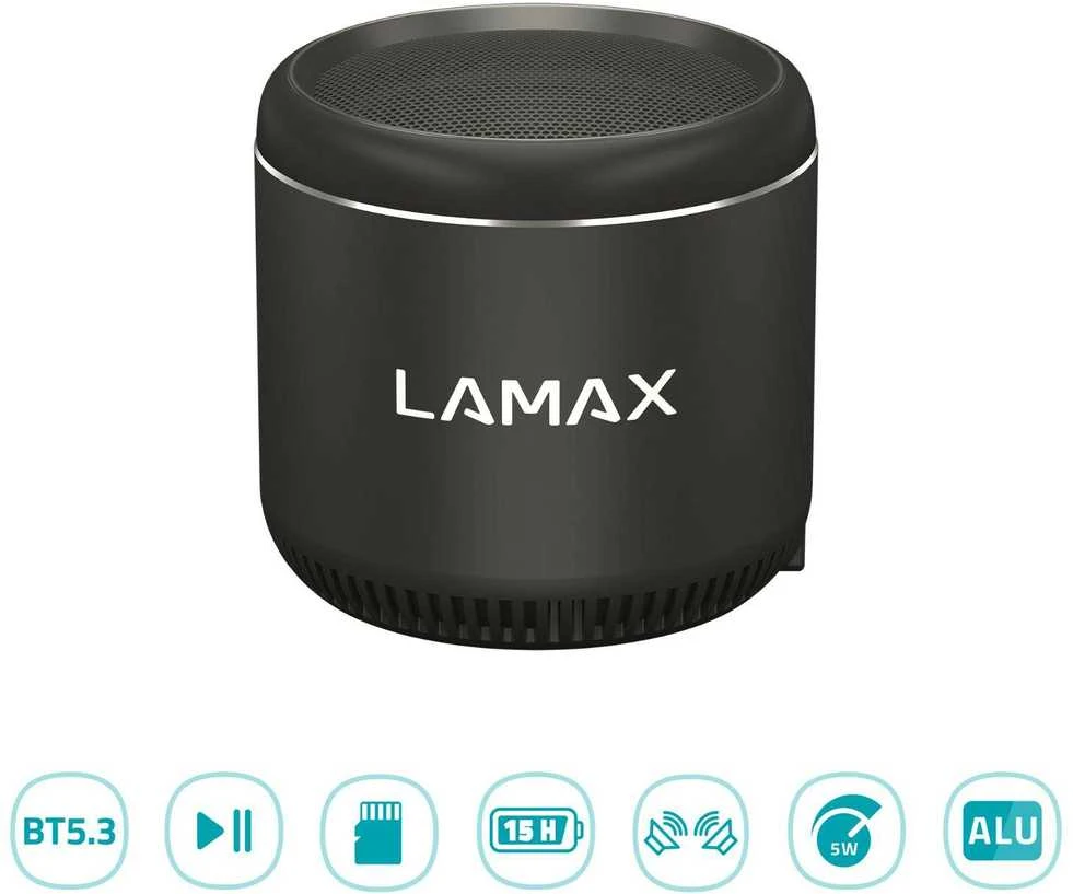 LAMAX Sphere2 Mini Bluetooth reproduktorius, USB-C