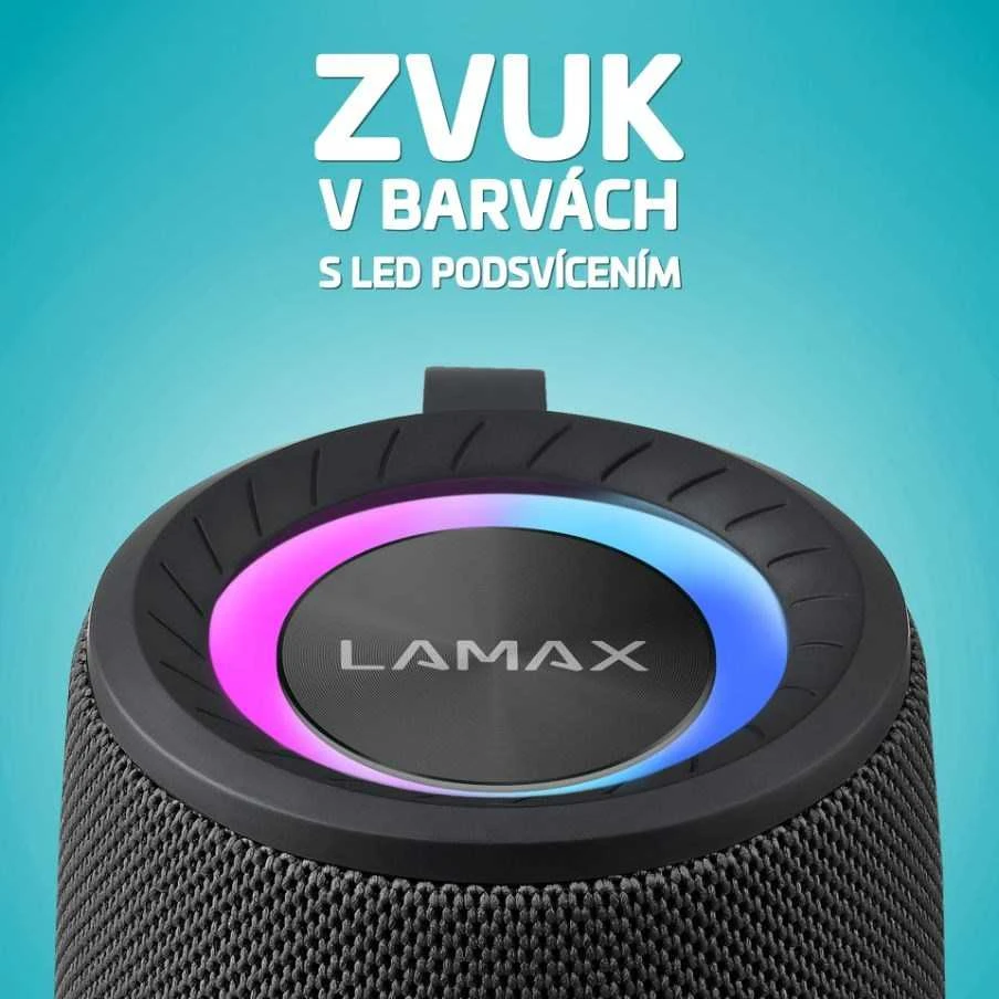 LAMAX Waver 1 nešiojama kolonėlė, Juodos spalvos