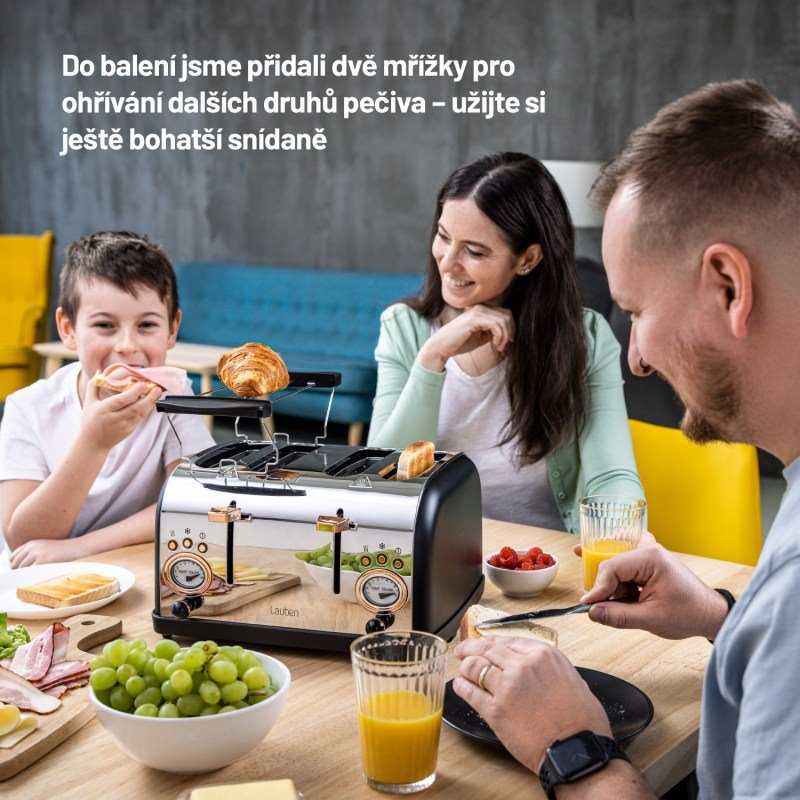 Skrudintuvas Lauben Lauben 4 Slice Toaster 1500BC