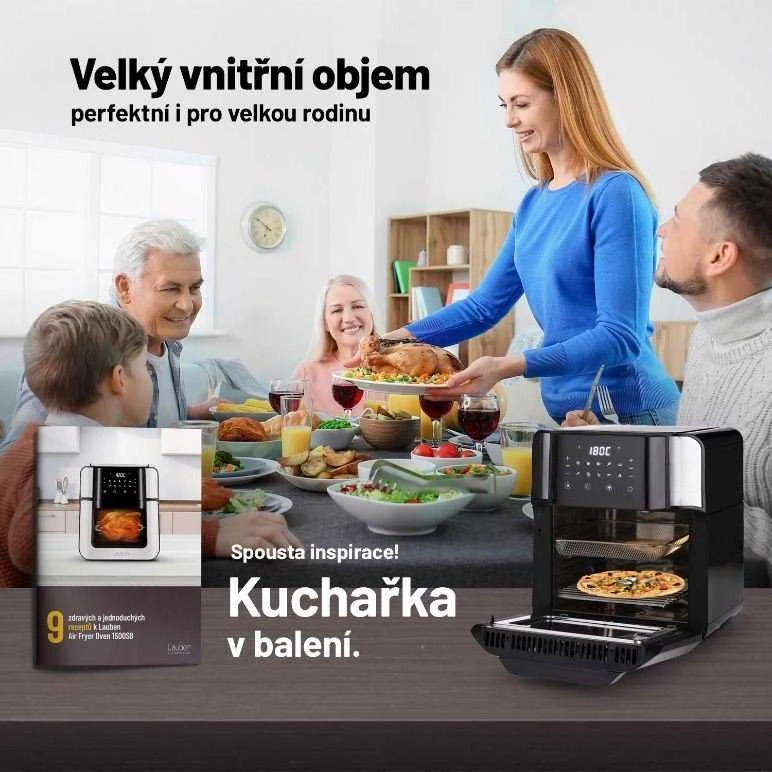 Lauben karšto oro gruzdintuvė 1500SB