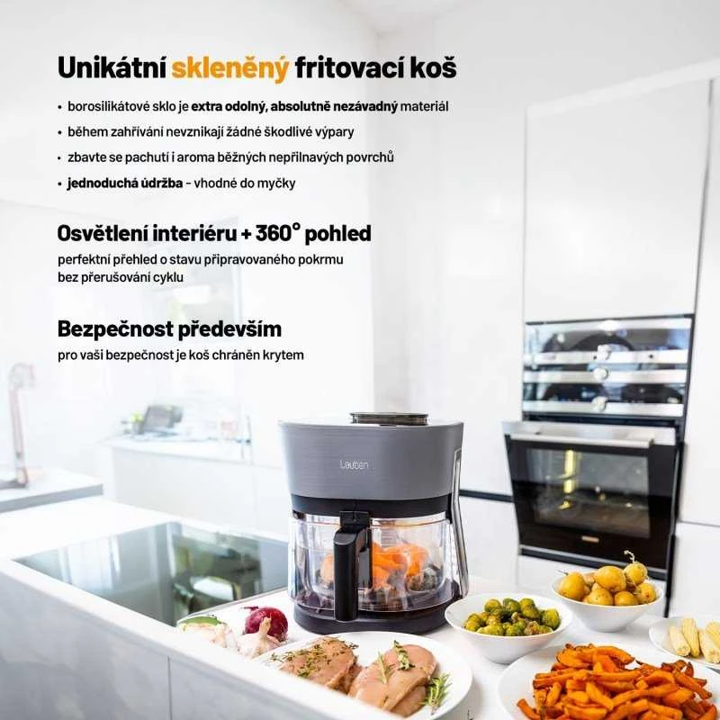 Lauben Glass&SteamAir® gruzdintuvė 4500BG