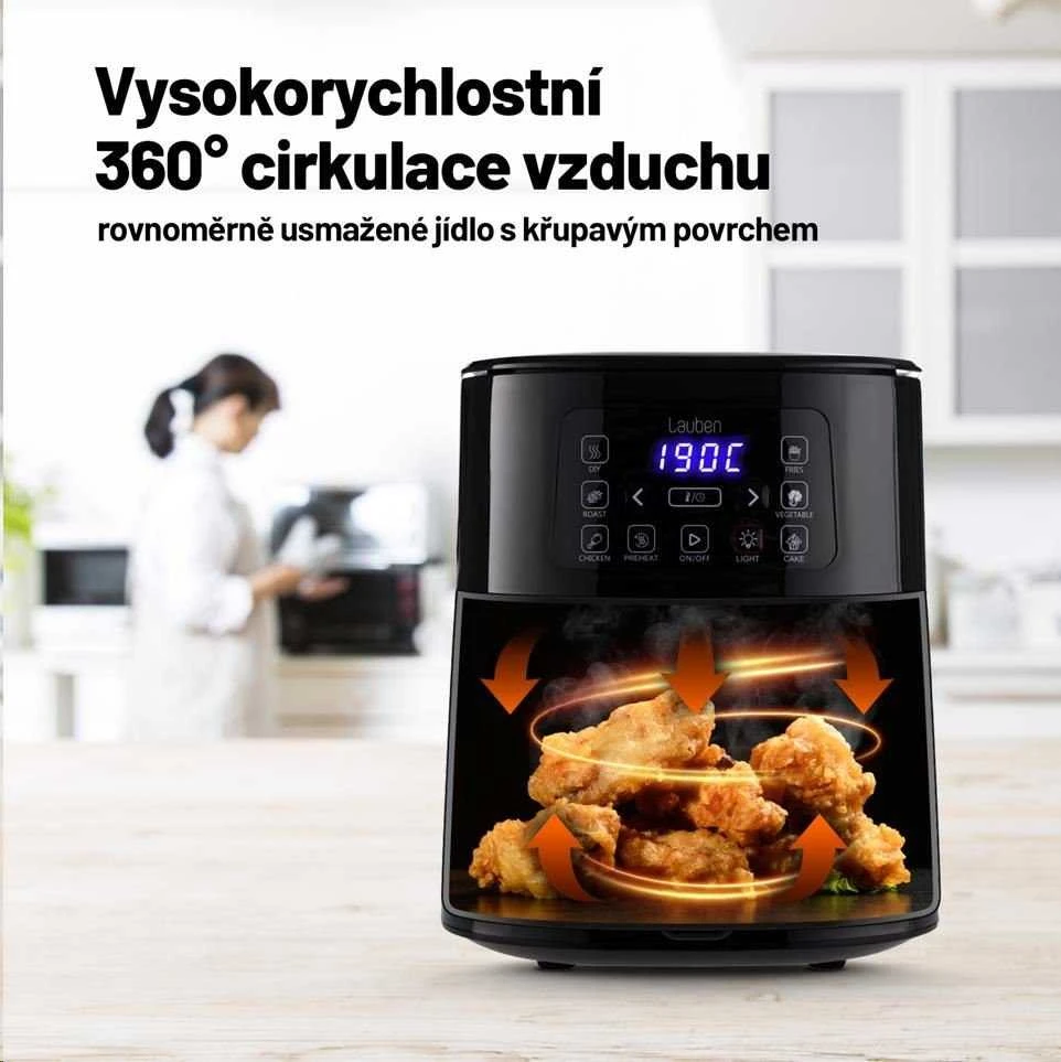 Karšto oro gruzdintuvė Lauben Hot Air Fryer 4000BC