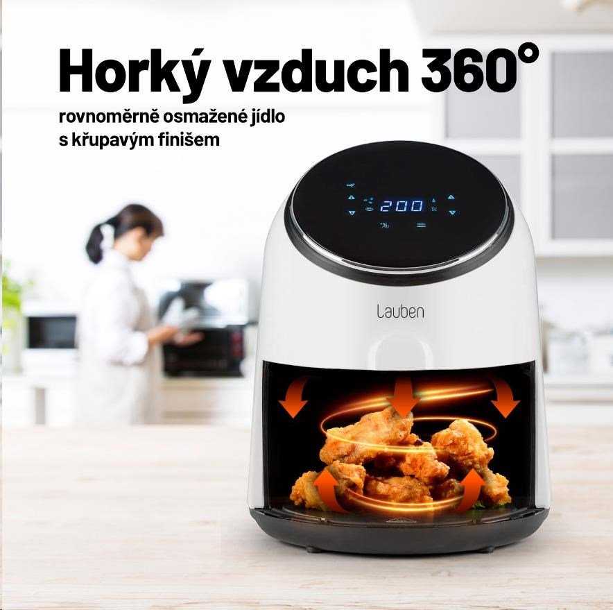 Lauben 2500WT karšto oro neriebi gruzdintuvė