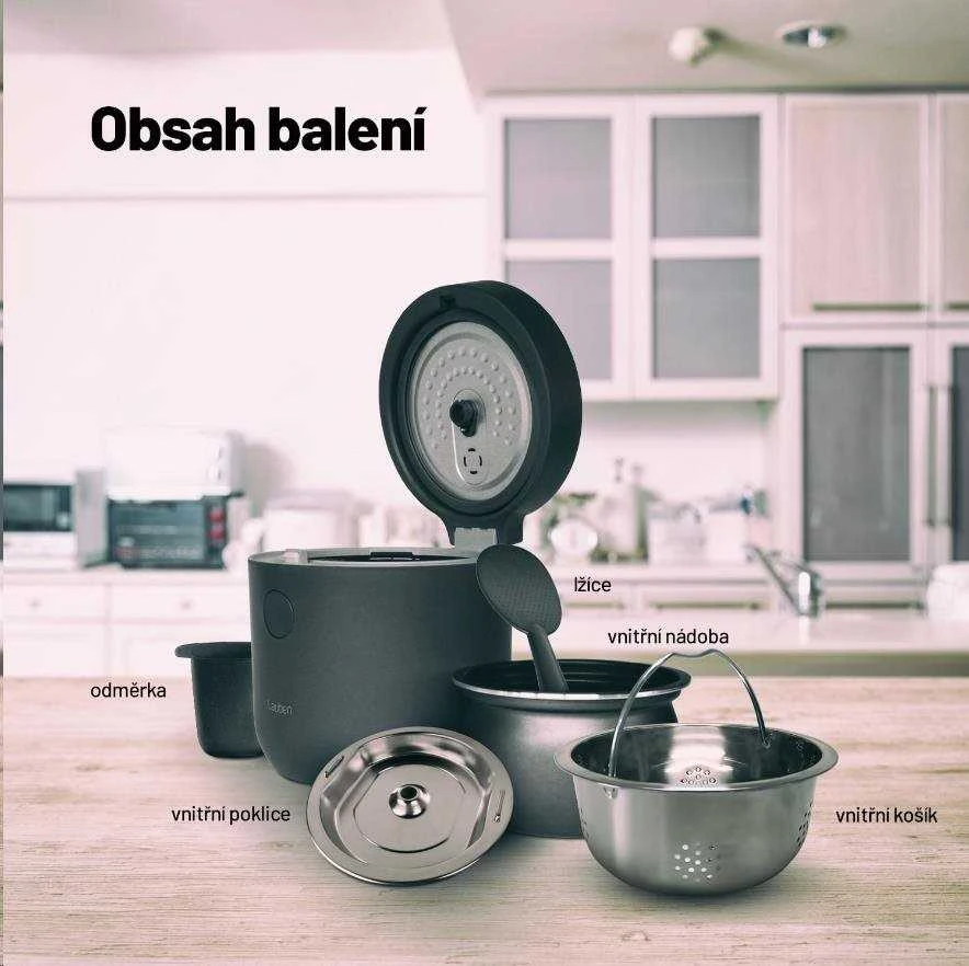 Ryžių virimo aparatas Lauben Low Sugar Rice Cooker 1500AT