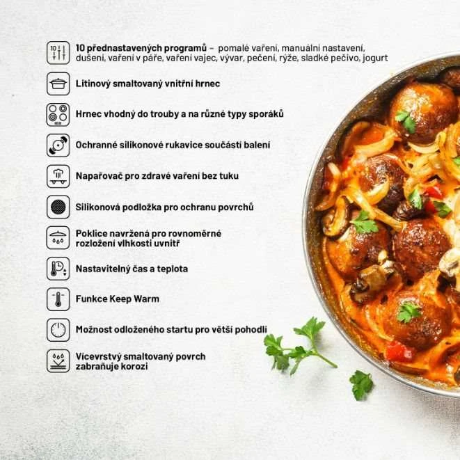 Daugiafunkcinis puodas Lauben Lauben OvenSafe®️ Daugiafunkcinis puodas 6000RS