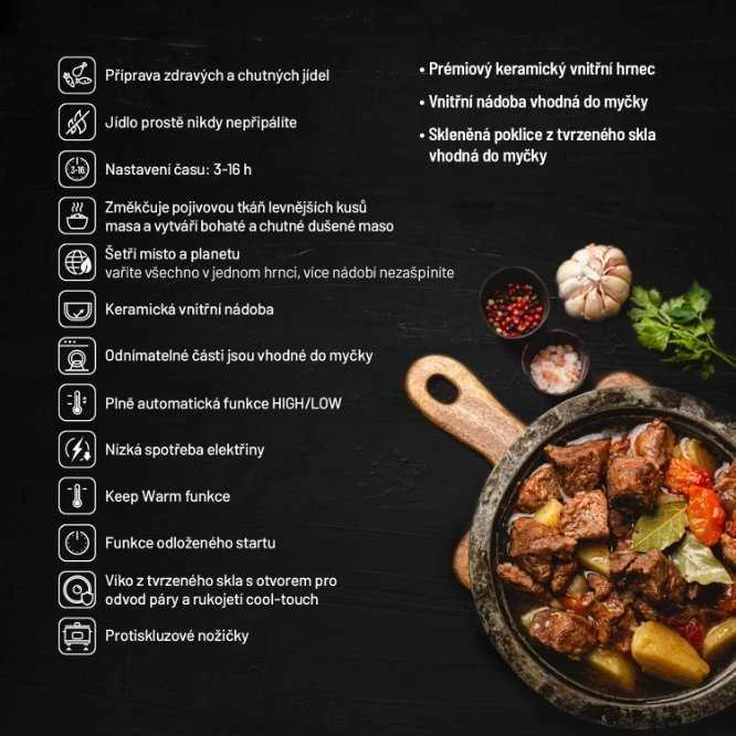 Daugiafunkcinis puodas Lauben Slow Cooker 3500SB
