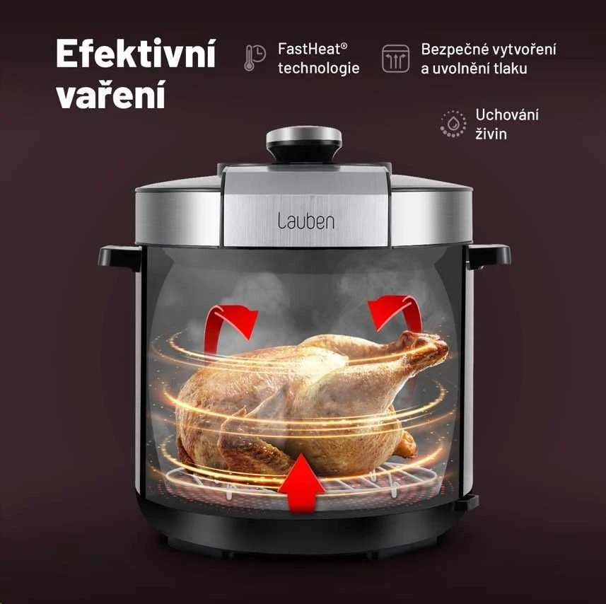 Daugiafunkcis puodas Lauben Multi Cooker 18SB Czech Edition