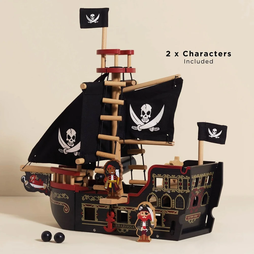 Le Toy Van Medinis Barborossa piratų laivas